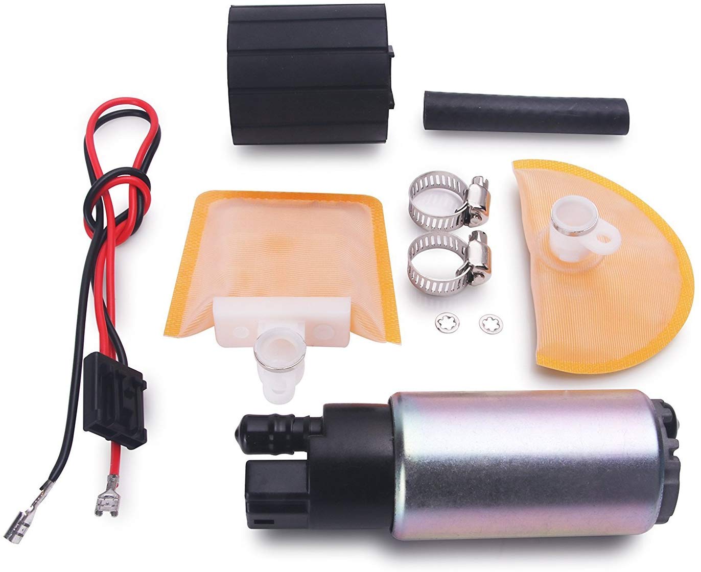 CUSTONEPARTS New Electric Intank Fuel Pump w/Installation Kit For Multiple Models E8213 E2068