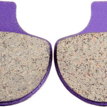CCIYU Front Carbon Fiber Brake Pads Motorcycle Motorbike Replacement Brake Pads Fit 1984-1999 Harley-Davidson