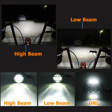 2019 New Brightest DOT Approved 80W Osram Chips 5-3/4" 5.75" Round LED Projection Headlight for Harley Motorcycles Black