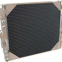 ALLOYWORKS 2 Row Core All Aluminum Radiator for 2007-2017 Jeep Wrangler JK 3.6L 3.8L V6 Offroad