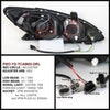 Spyder Auto PRO-YD-TCAM02-DRL-C Toyota Camry Chrome DRL LED Projector Headlight