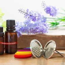 Car Essential Oil Diffuser - 1.5" Magnetic Locket Set with Air Vent Clip - Best for Aromatherapy - Fragrance Air Freshener, Scents Diffusers - Jewelry for Car, Tree of Life