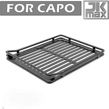 XACQuanyao Metal Luggage Carrier Roof Rack Frame Suitable for Capo JKMAX 1st JKMAX 2020 2nd RC Car Accessories Parts Spare (Color : Black)