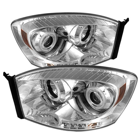 Spyder Auto 5030078 CCFL Halo Projector Headlights Chrome/Clear