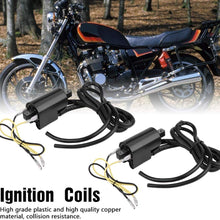 Ejoyous 2 Pcs Plastic Motorcycle Accessory Ignition Coil for Yamaha XJ550 XJ600 ​XJ650​ XJ750​ XJ900