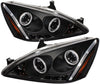 Spyder 5029713 Honda Accord 03-07 Projector Headlights - CCFL Halo - LED (Replaceable LEDs) - Black - High H1 (Included) - Low H1 (Included) (Black)
