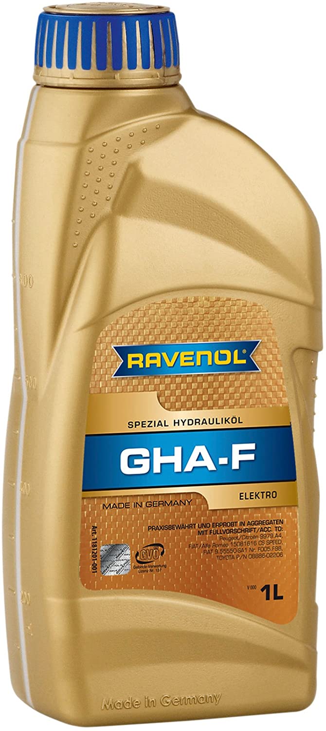 RAVENOL J1B1010-001 Hydraulic Fluid - GHA-F Gearbox Hydraulic Actuator Fluid (1 Liter)