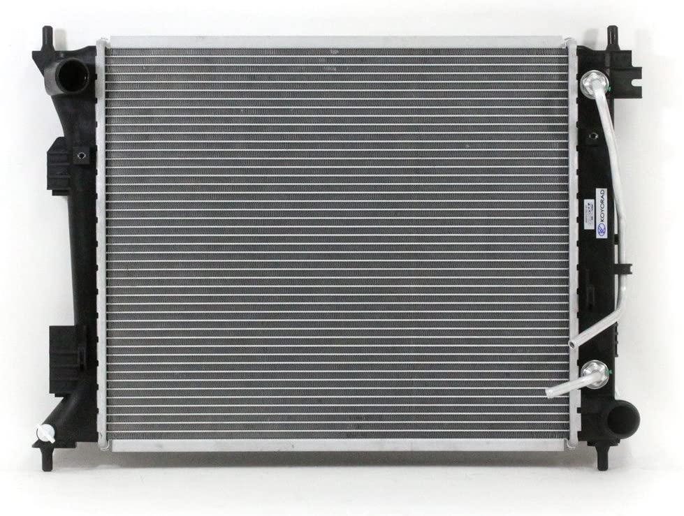 Radiator - Cooling Direct For/Fit 13415 12-16 Hyundai Veloster Automatic WITH Turbo Plastic Tank Aluminum Core