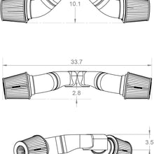 Spectre Performance 761 Dual Plenum Kit with 45° Tube