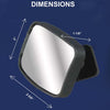 Made in USA, HD Metal Lense 360° Blind Spot Mirror by MaxiView (2)