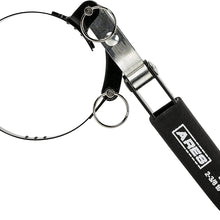 ARES 56039 - 4-in-1 Swivel Oil Filter Wrench - 2 3/8" to 4 3/8" (60mm to 110mm) Capacity - 180 Degree Swivel for Better Access, Self-Tightens on Filter