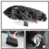 Spyder Auto 5078308 LED Halo Projector Headlights Black/Smoked