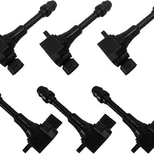 BOXI Qty(6) Ignition Coils Compatible with 02-06 Nissan Altima/05-13 Frontier/02-08 Maxima/03-07 Murano/12-13 NV 1500/02-04 Pathfinder/04-09 Quest/05-13 Xterra,02-04 Infiniti I35/02-03 QX4 22248-8J115