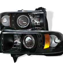 Spyder Auto 5010087 LED Halo Projector Headlights Black/Clear