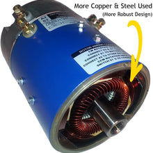 Golf Cart Motors - Club Car Motors (Series) - 170-001-0002-16 MPH - +20% More Torque (Brown Option) 48 or 36 volt Golf Cart Motors