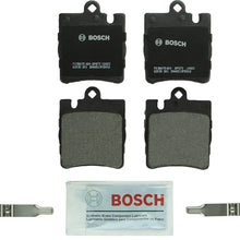Bosch BP873 QuietCast Premium Semi-Metallic Disc Brake Pad Set For Select Mercedes-Benz C230, C240, C280, C32 AMG, C320, C350, CLK280, CLK320, CLK350, SLK350; Rear