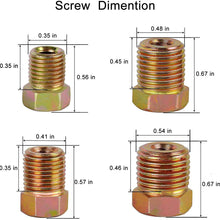 Muhize 25 Ft. of 3/16 Brake Line Tubing Kit - Flexible Copper Tube Roll 25 ft 3/16" (Includes 16 Fittings)