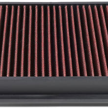 DNA Motoring AFPN-110-RD Drop In Panel Air Filter [For 89-17 Nissan 240sx 350z Maxima Murano]
