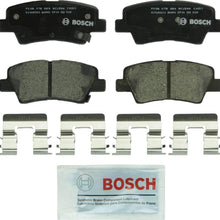 Bosch BC1594 QuietCast Premium Ceramic Disc Brake Pad Set For Select Hyundai Elantra GT, Sonata, Veloster; Kia Cadenza, Forte, Forte Koup, Forte5, Soul, Soul EV; Rear