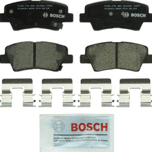 Bosch BC1594 QuietCast Premium Ceramic Disc Brake Pad Set For Select Hyundai Elantra GT, Sonata, Veloster; Kia Cadenza, Forte, Forte Koup, Forte5, Soul, Soul EV; Rear