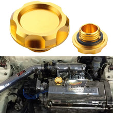 Dewhel Billet Engine Oil Fuel Filler Tank Cap Cover For Honda Acura Civic TL Color Black