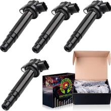 Ignition Coil 4-Pack Compatible with 2000-2001 Nissan Sentra L4 1.6L 1.8L 2.0L 224484M500 224484M50A