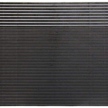 VioletLisa All Aluminum Air Condition Condenser 1 Row Compatible with 2009-2010 Journey Without Oil Cooler
