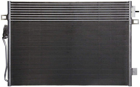 VioletLisa All Aluminum Air Condition Condenser 1 Row Compatible with 2009-2010 Journey Without Oil Cooler