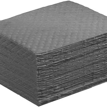 NPS Spill Control 1AMGPL Airmatrix Polypropylene Heavy Weight Maintenance Universal Absorbent Laminated Pad, 18" Length x 16" Width, Gray (100 Per Bale)