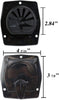 RV Camper Trailer Motorhome Power Cord Hatch Electrical Access Door … (Black-9B)