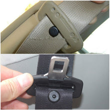Hub's Gadget 15 Sets Seat Belt Stop Button, Prevent Belt Buckle from Sliding Down The Belt | Removable Without Welding – Black