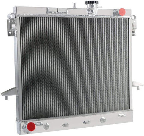 CoolingSky 2 Row Aluminum Direct Replacement Radiator for 2006-2012 Chevy Colorado/GMC Canyon/Hummer H3 H3T