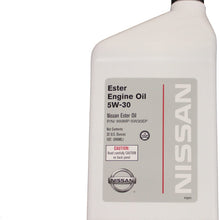 Genuine Nissan Fluid 999MP-5W30EP 5W-30 Ester Engine Oil - 1 Quart Bottle