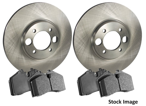 2012 For Dodge Grand Caravan Front Disc Brake Rotors and Ceramic Brake Pads