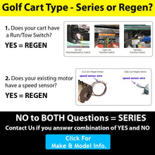 Golf Cart Motors - Club Car Motors (Series) - 170-001-0002-16 MPH - +20% More Torque (Brown Option) 48 or 36 volt Golf Cart Motors