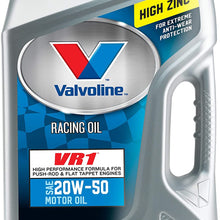 Valvoline VR1 Racing SAE 20W-50 Motor Oil 5 QT