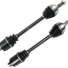 DTA DT1234923501A Front Driver and Passenger Side Premium CV Axles (New Drive Axle Assemblies - 2 pcs Compatible with 2008-2012 Honda Accord 2.4L Only, 2009-2012 Acura TSX
