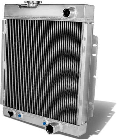 Replacement for Ford Mustang Full Aluminum 3-Row Racing Radiator - 1 Gen Sherlby V8 Manual MT only