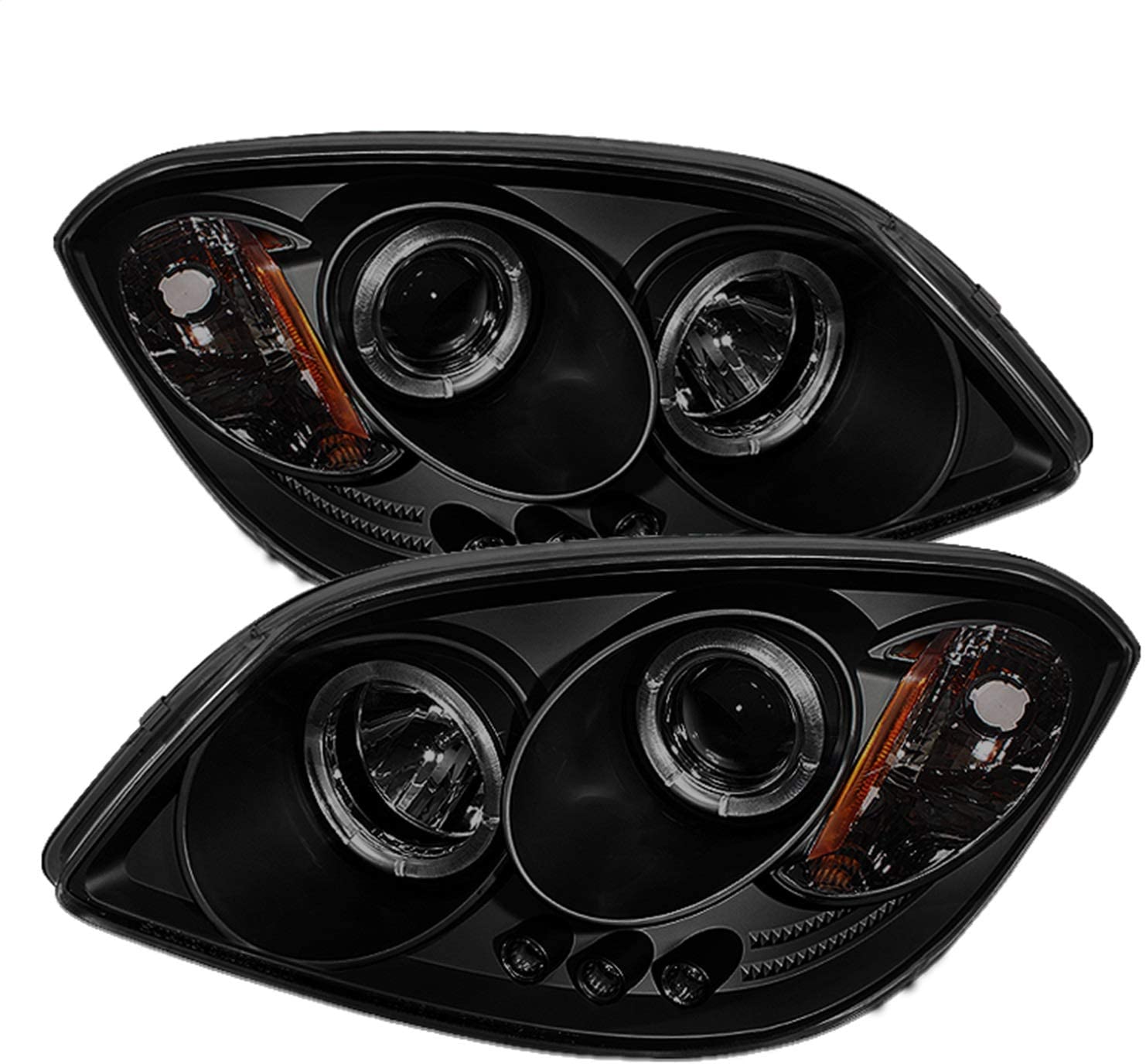 Spyder Auto 5078285 LED Halo Projector Headlights Black/Smoked