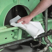 New Pig Oil Only Absorbent Mat Pad, Lightweight, 14 oz Absorbency, 20” L x 15” W, White (Bag of 200), MAT423