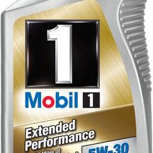 Mobil 1 44976 5W-30 Extended Performance Synthetic Motor Oil - 1 Quart (Pack of 6)