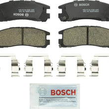 Bosch BC383 QuietCast Premium Ceramic Disc Brake Pad Set For Select Chrysler Sebring; Dodge Avenger, Stealth, Stratus; Eagle Talon; Mitsubishi 3000GT, Diamante, Eclipse, Galant; Plymouth + More; Rear