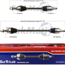 SurTrack Pair Set of 2 Front CV Axle Shafts For Nissan Sentra 1.8L Automatic CVT