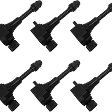 BOXI Qty(6) Ignition Coils Compatible with 02-06 Nissan Altima/05-13 Frontier/02-08 Maxima/03-07 Murano/12-13 NV 1500/02-04 Pathfinder/04-09 Quest/05-13 Xterra,02-04 Infiniti I35/02-03 QX4 22248-8J115
