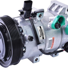 New Mando 10A1445 AC Compressor with Clutch Original Equipment (Pre-filled Oil)