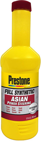 Prestone AS269-6PK Power Steering Fluid for Asian Vehicles - 12 oz, (Pack of 6)