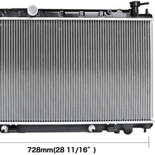 Maxiii Radiator Compatible with 2002-2006 Nissan Altima Base S SL 2.5L (Excl. 2005 Altima Base)