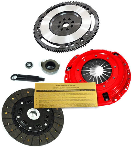 EFT STAGE 1 CLUTCH KIT+10 LBS CHROMOLY RACE FLYWHEEL FOR 92-93 INTEGRA RS LS GS