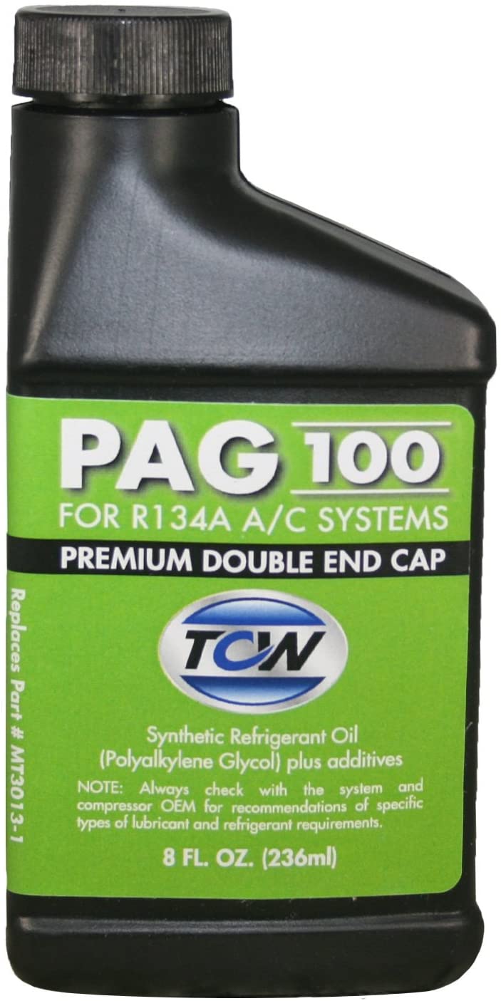 TCW MT3013-1 PAG 100 Premium Double End Cap Compressor Oil, 8 oz
