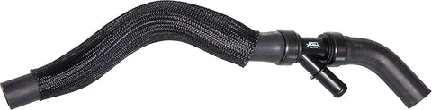 APDTY 141309 Engine Radiator Coolant Reservoir Overflow Degas Bottle Rubber Hose w/Plastic Y-Pipe Nipple Fits 2005-2007 Ford F250 F350 F450 F550 w/ 6.0L Diesel (Replaces KM4848, 5C3Z-8075-CA)